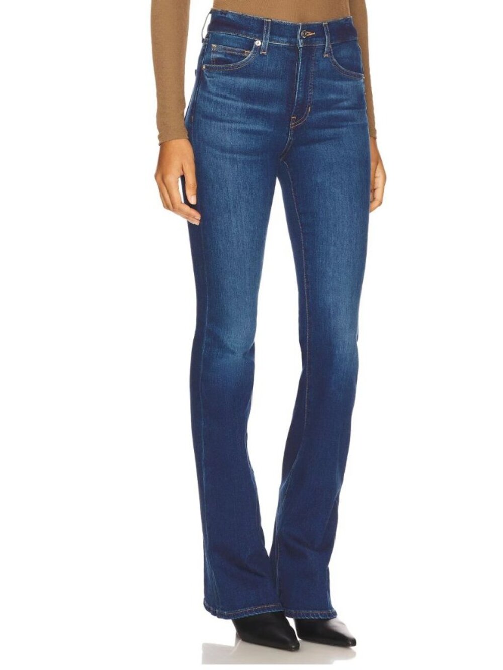 VERONICA BEARD Beverly skinny flare High Rise jeans Bright Blue - Size 27